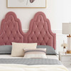 Alexandria Tufted Performance Velvet King Platform Bed / MOD-6937