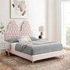 Alexandria Tufted Performance Velvet King Platform Bed / MOD-6937