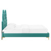 Alexandria Tufted Performance Velvet King Platform Bed / MOD-6937