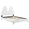 Alexandria Tufted Performance Velvet King Platform Bed / MOD-6937