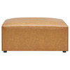 Mingle Vegan Leather Ottoman / EEI-4624