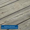 Manteo Rustic Coastal Outdoor Patio Sunbrella® 4 Piece Set / EEI-4037