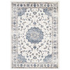Lilja Distressed Vintage Medallion 5x8 Area Rug / R-1127-58