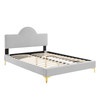Sunny Performance Velvet Twin Bed / MOD-7027