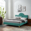 Sunny Performance Velvet Twin Bed / MOD-7027