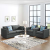 Activate 3 Piece Upholstered Fabric Set / EEI-4046