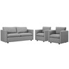 Activate 3 Piece Upholstered Fabric Set / EEI-4046