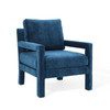 Rehearse Crushed Performance Velvet Armchair / EEI-4133