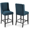 Baron Counter Stool Upholstered Fabric Set of 2 / EEI-4016