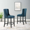 Baron Counter Stool Upholstered Fabric Set of 2 / EEI-4016