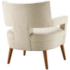 Sheer Upholstered Fabric Armchair Set of 2 / EEI-4082
