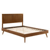 Alana King Wood Platform Bed With Splayed Legs / MOD-6620