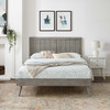 Alana Full Wood Platform Bed With Splayed Legs / MOD-6619