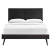 Alana Full Wood Platform Bed With Splayed Legs / MOD-6619