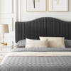 Juniper Channel Tufted Performance Velvet Twin Platform Bed / MOD-6742