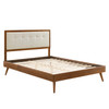 Willow Full Wood Platform Bed With Splayed Legs / MOD-6637