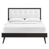 Willow Full Wood Platform Bed With Splayed Legs / MOD-6637