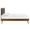 Willow Full Wood Platform Bed With Splayed Legs / MOD-6637