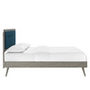 Willow Full Wood Platform Bed With Splayed Legs / MOD-6637