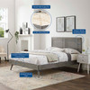 Marlee Twin Wood Platform Bed With Splayed Legs / MOD-6630