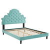 Gwyneth Tufted Performance Velvet Queen Platform Bed / MOD-6753