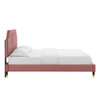 Sienna Performance Velvet Queen Platform Bed / MOD-6713