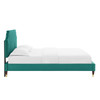 Sienna Performance Velvet Queen Platform Bed / MOD-6713