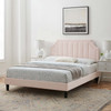 Sienna Performance Velvet Queen Platform Bed / MOD-6714