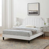 Sienna Performance Velvet Queen Platform Bed / MOD-6714
