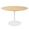 Lippa 48" Round Wood Grain Dining Table / EEI-5174