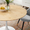 Lippa 48" Round Wood Grain Dining Table / EEI-5174