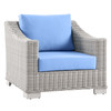 Conway 4-Piece Outdoor Patio Wicker Rattan Furniture Set / EEI-5091