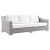 Conway 4-Piece Outdoor Patio Wicker Rattan Furniture Set / EEI-5091