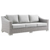 Conway 4-Piece Outdoor Patio Wicker Rattan Furniture Set / EEI-5095