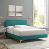 Peyton Performance Velvet Full Platform Bed / MOD-6868
