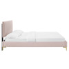 Peyton Performance Velvet Full Platform Bed / MOD-6868