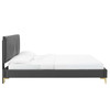 Peyton Performance Velvet Full Platform Bed / MOD-6868