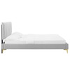 Peyton Performance Velvet Full Platform Bed / MOD-6868