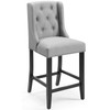 Baronet Counter Bar Stool Upholstered Fabric Set of 2 / EEI-4020