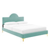 Sunny Performance Velvet King Bed / MOD-7029
