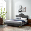 Sunny Performance Velvet King Bed / MOD-7029