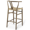 Amish Wood Bar Stool Set of 2 / EEI-4166