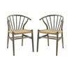Flourish Spindle Wood Dining Side Chair Set of 2 / EEI-4168