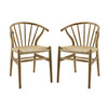 Flourish Spindle Wood Dining Side Chair Set of 2 / EEI-4168