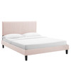 Peyton Performance Velvet Queen Platform Bed / MOD-6597