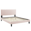 Peyton Performance Velvet Queen Platform Bed / MOD-6597