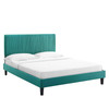 Peyton Performance Velvet Queen Platform Bed / MOD-6597
