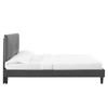 Peyton Performance Velvet Queen Platform Bed / MOD-6597