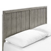 Alana King Wood Platform Bed With Angular Frame / MOD-6617