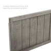 Alana King Wood Platform Bed With Angular Frame / MOD-6617